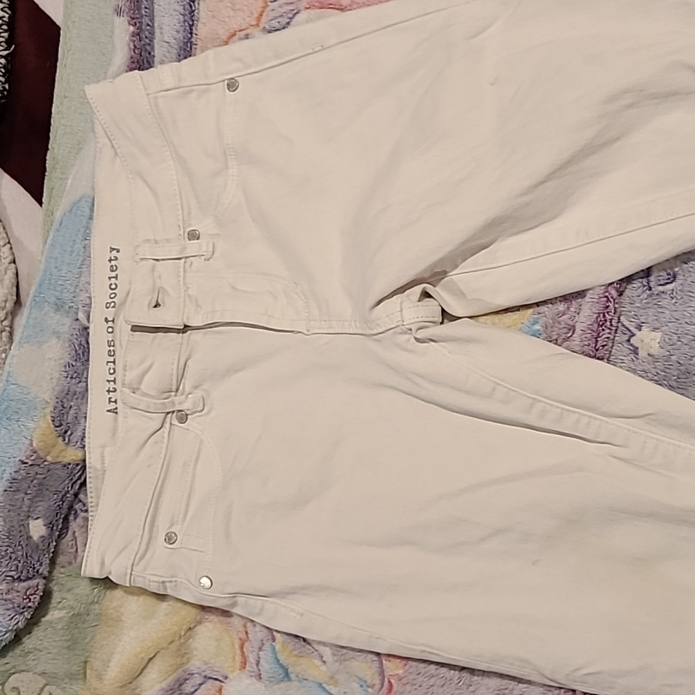 WHITE SIZE 2 JEANS Articles of society